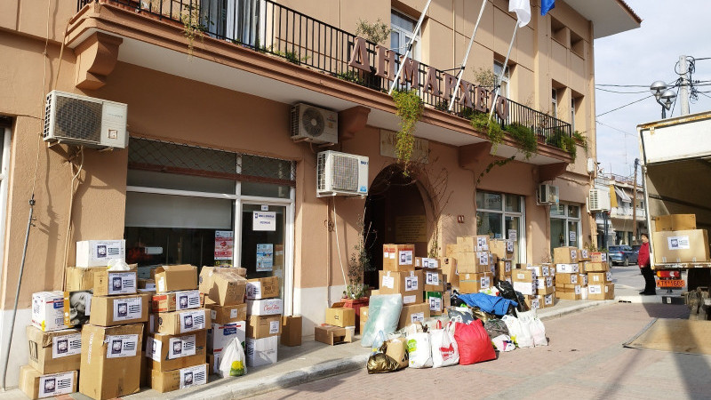 Mudanya’nın Yunanistan’daki kardeş şehrinden deprem bölgesine yardım