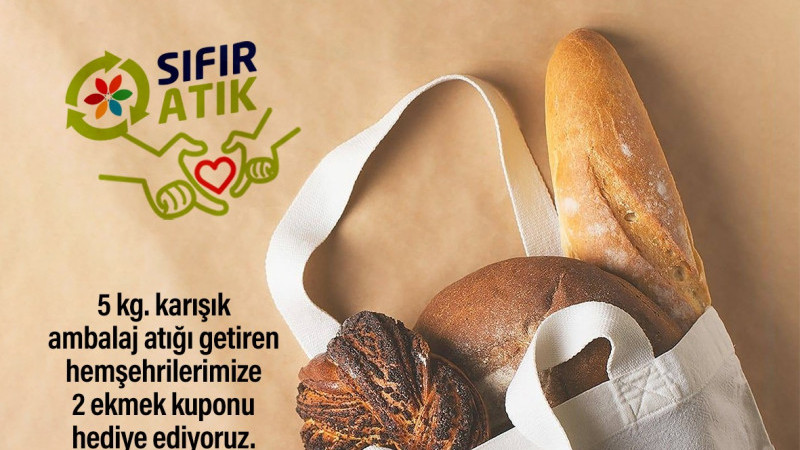 Gürsu’da, atıklar geri dönüşüme ekmekler sofralara