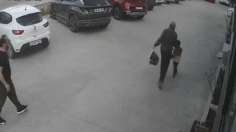 Trafik magandası bu kez orada ortaya çıktı