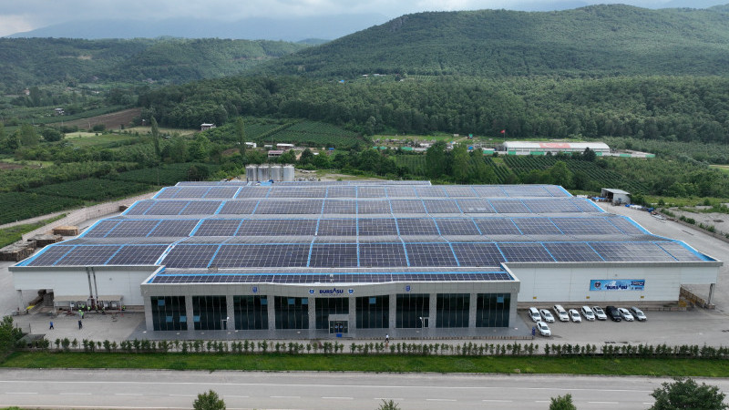 Su fabrikasında elektrik üretiliyor