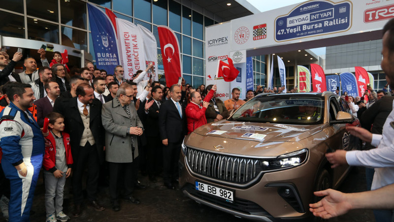 Yeşil Bursa Rallisi Togg ile start aldı