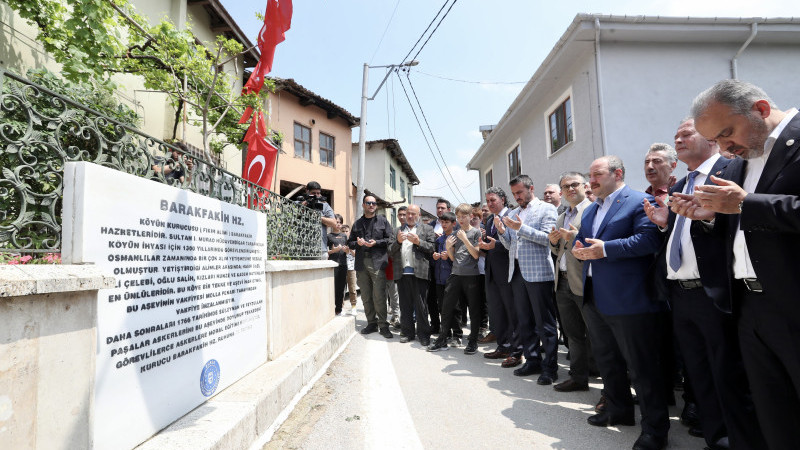 Osmangazi'nin hocası Barakfakih Hazretleri dualarla anıldı