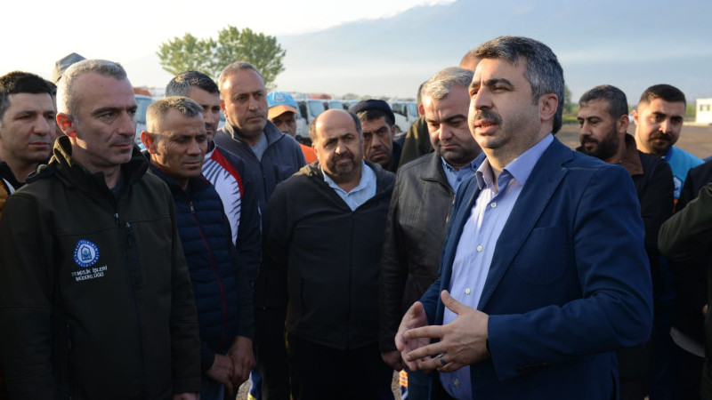 Başkan Yılmaz işçilerle buluştu