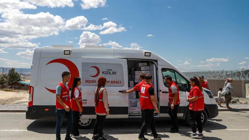 Kızılay'ın kurban payları depremzedelere ulaşıyor