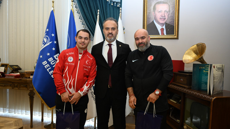 Başkan Aktaş, özel şampiyonları ağırladı