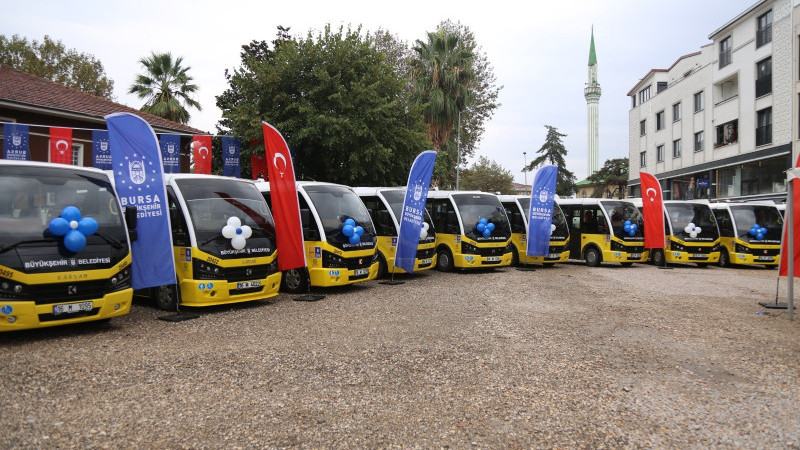 Gürsu minibüsleri Burulaş sistemine dahil oldu