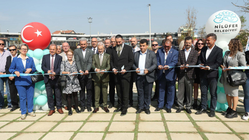 Nilüfer’de sağlık çalışanlarına adanan park hizmete açıldı