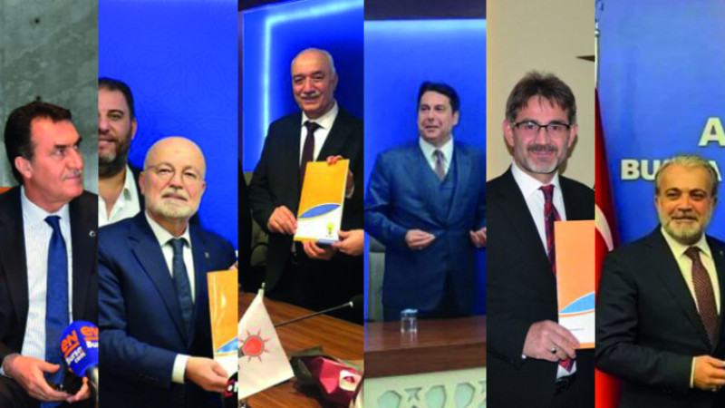 İşte AK Parti’nin belediye başkan aday adayları….