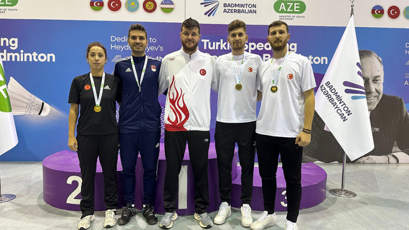 Badmintoncular Azerbaycan’dan 3 madalyayla döndü