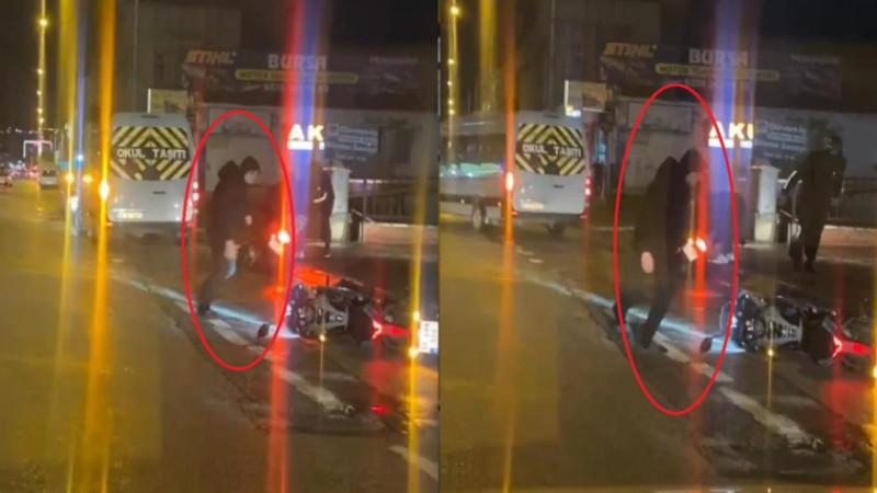 Fırtına insanları, motosikleti ve giysi dolabını böyle uçurdu