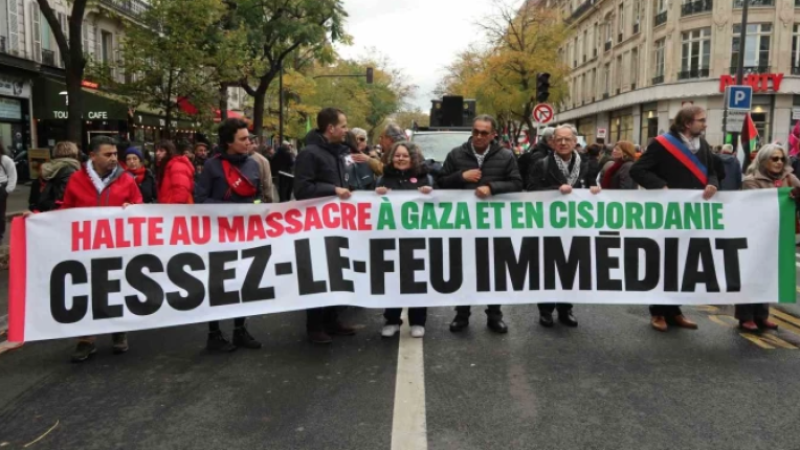 Fransa’da Filistin’e destek gösterileri sürüyor
