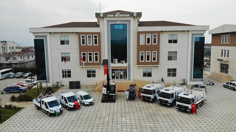 İznik'e 3 yılda 30 yeni araç hizmete sunuldu