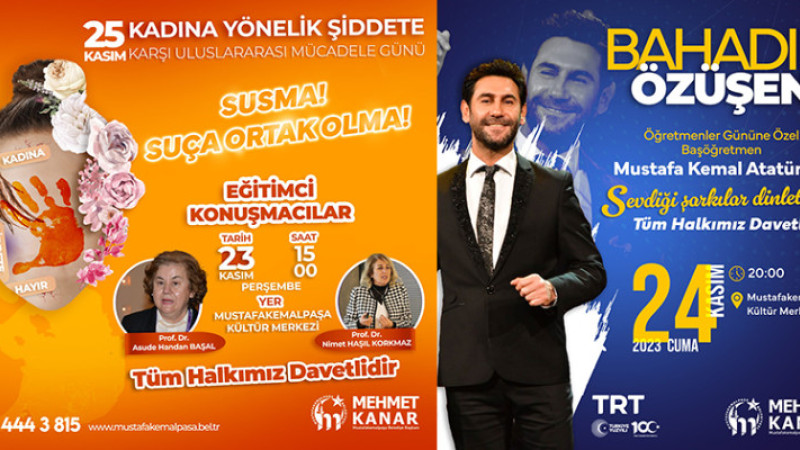 Mustafakemalpaşa'da öğretmenler günü konseri