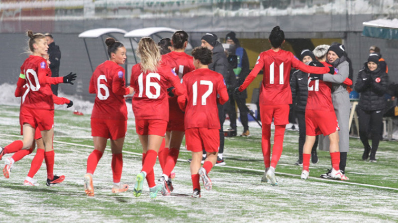 A Milli Kadın Futbol Takımı, Litvanya’yı farklı mağlup etti