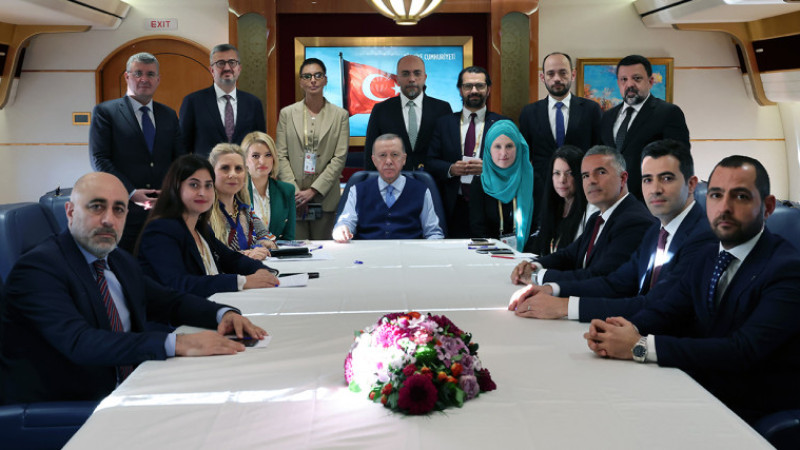 Cumhurbaşkanı Recep Tayyip Erdoğan gazetecilerin sorularını yanıtladı