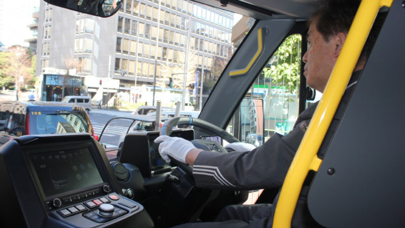 Türk markası elektrikli minibüs, Tokyo sokaklarında