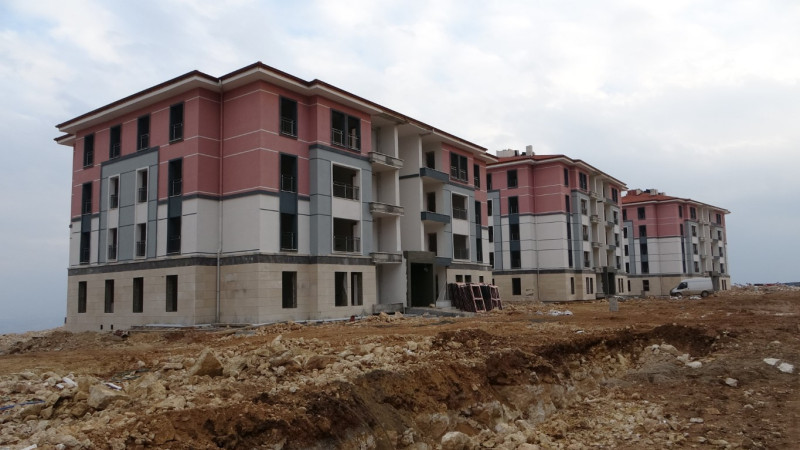 Malatya’daki deprem konutlarında sona doğru
