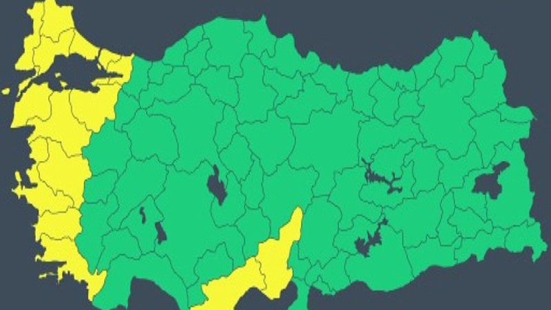 Meteoroloji'den 18 il için sarı kodlu kar ve fırtına uyarısı
