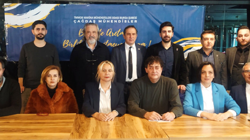 MMO Bursa Şubesinde Çağdaş Mühendislere göreve yeninden talip