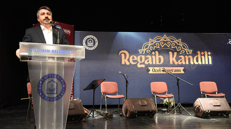 Yıldırım'da çok özel Regaib Kandili gecesi