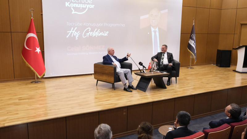 Celal Sönmez Mudanya Üniversitesi'nde öğrencilerle buluştu