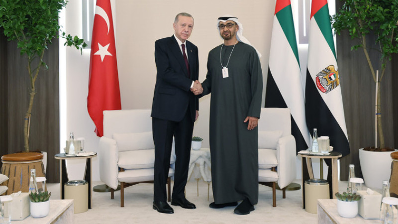 Cumhurbaşkanı Erdoğan, BAE Devlet Başkanı Al Nahyan ile görüştü