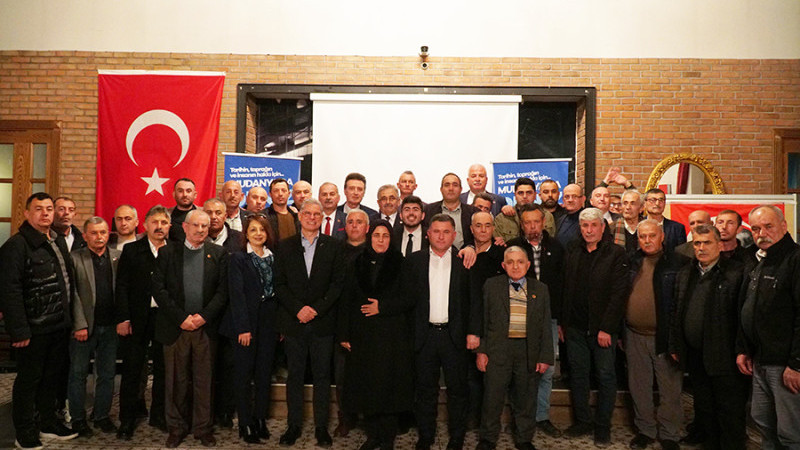 Deniz Dalgıç muhtarlarla buluştu