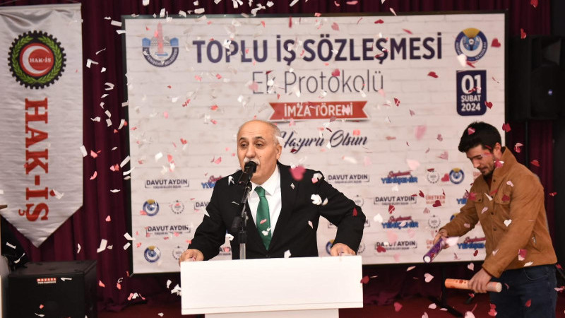 Yenişehir’de işçiye rekor zam! İşçiler Başkan Aydın’ı omuzlarında taşıdı!
