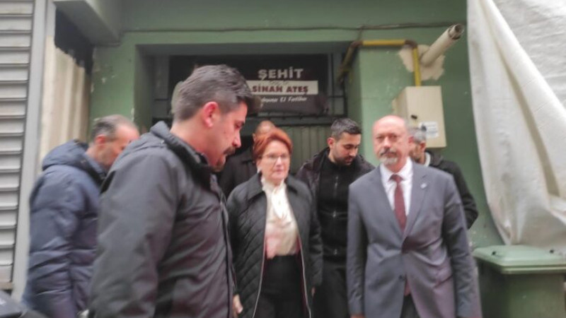 Akşener’den Ateş ailesine taziye ziyareti