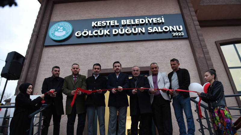 Kestel Belediyesi’nden Gölcük ve Ümitalan’a Düğün Salonu