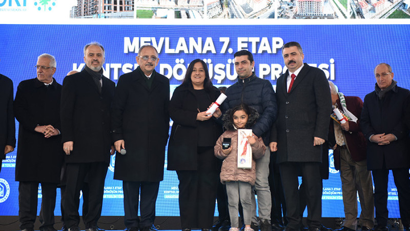 Mevlana'da anahtarlar teslim edildi