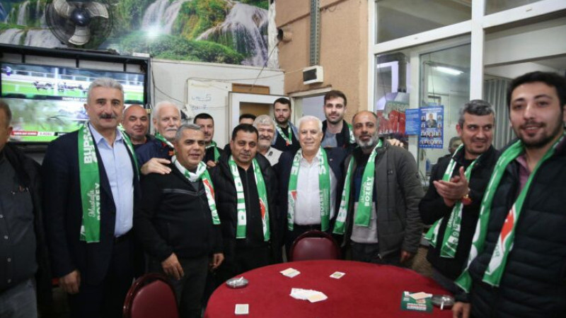 Mustafa Bozbey’den Başaran’a ziyaret!