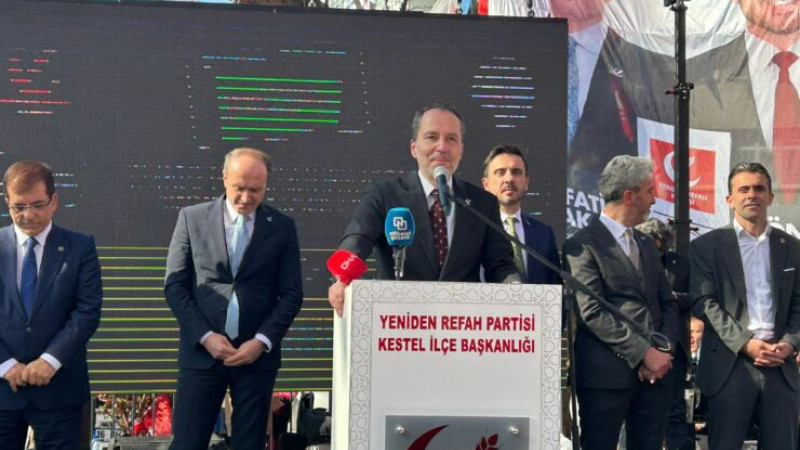 Yeniden Refah Partisi’nden Kestel’de görkemli miting!