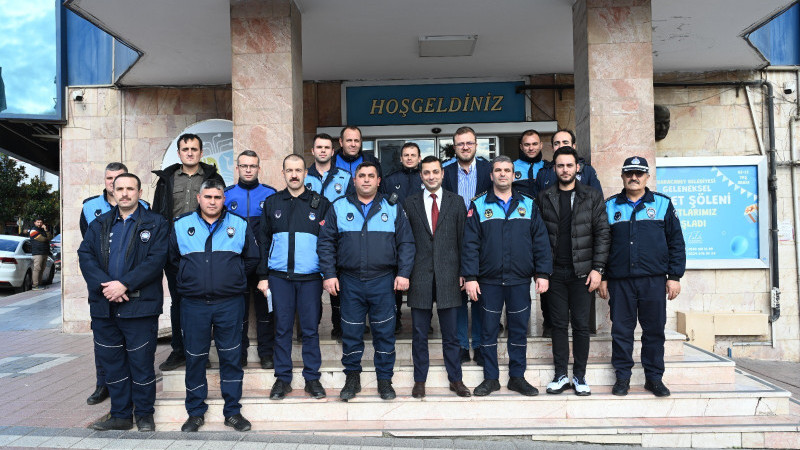Karacabey'de 'kaldırım işgali' denetimi