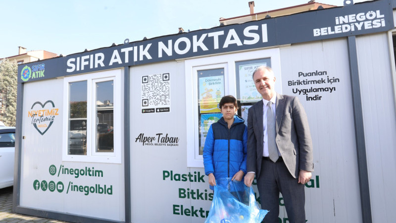 İnegöl'e 2 yeni sıfır atık noktası!