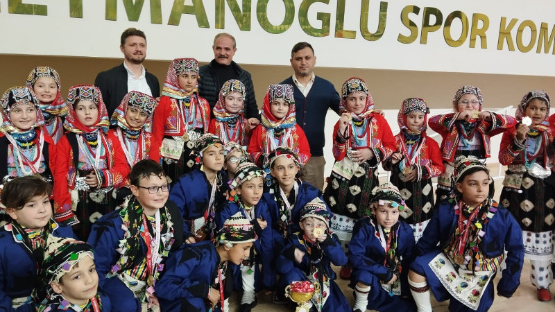 Minik folklorcular, Bursa birincisi oldu