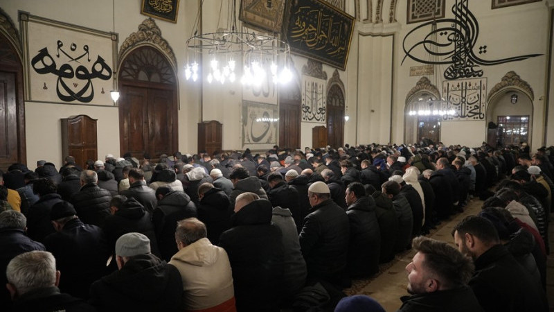 Bursa'da Berat Kandili idrak edildi