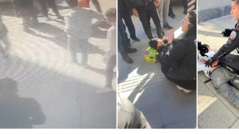 Çakmak istediği kişinin cevabına sinirlenince olanlar oldu