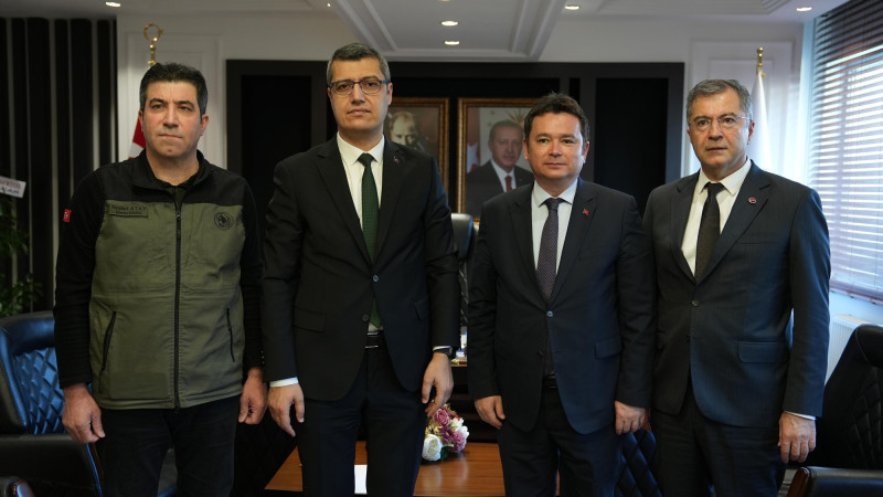 Başkan Aydın’dan Orman Bölge Müdürü Şahan’a ziyaret