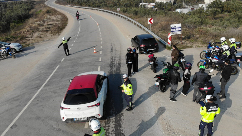 Bursa'da Jandarma ekipleri denetimleri sıkılaştırdı