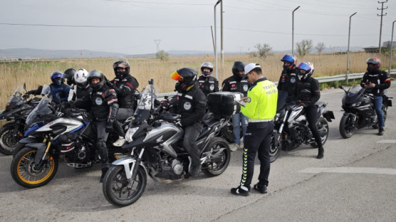 Bursa'da motosikletlere sıkı denetim