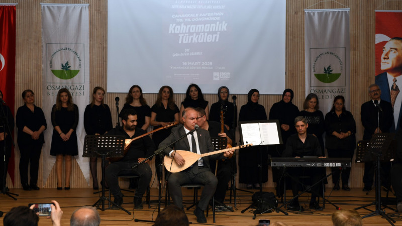 Osmangazi’de kahramanlık türküleri yankılandı
