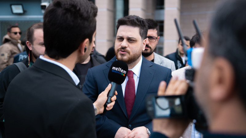 BTP Genel Başkanı Hüseyin Baş Ümit Özdağ'ın duruşmasını izledi