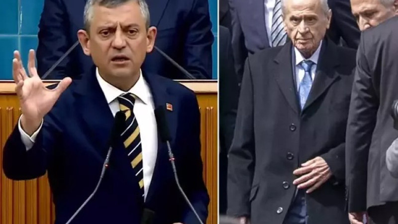 Özel'den Bahçeli'nin 