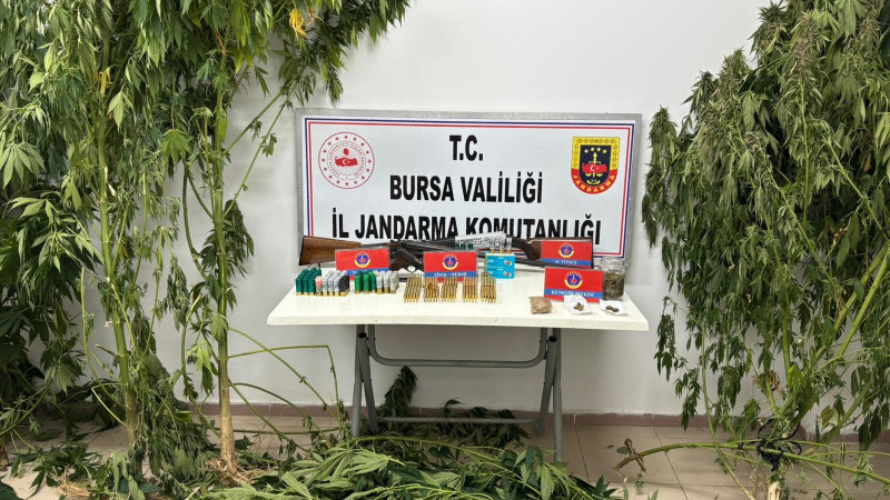 Bursa’da jandarmadan uyuşturucu operasyonu