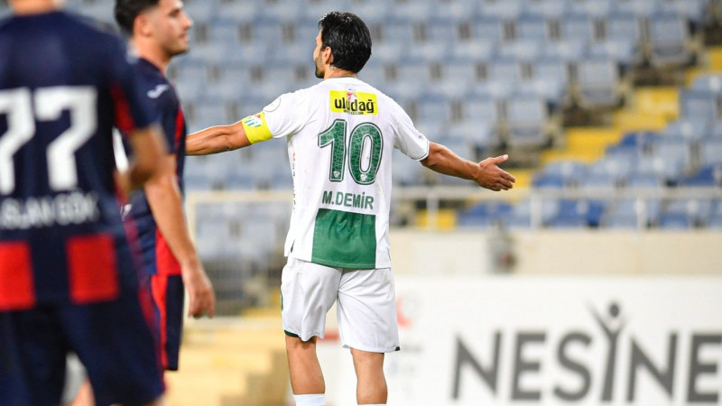 Bursaspor Teknik Direktörü Çağlayan’dan Muhammet Demir açıklaması