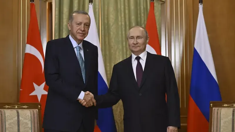 Erdoğan-Putin görüşmesi başladı