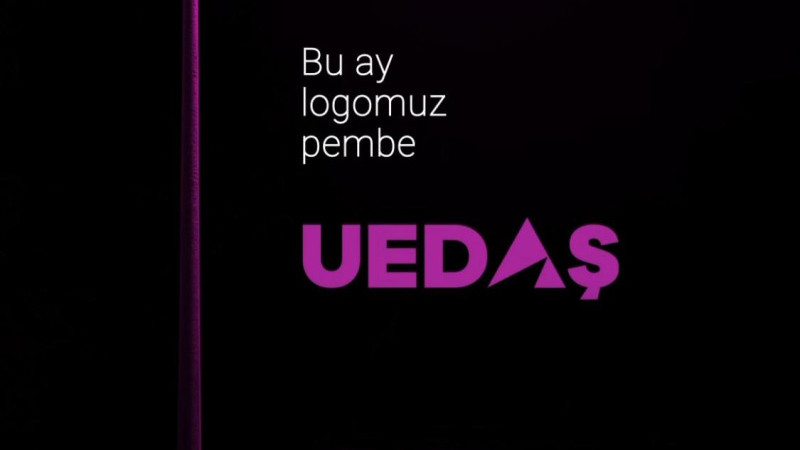 UEDAŞ'ın bu farkındalığı fark yarattı. Sokak lambaları bu ay pembe