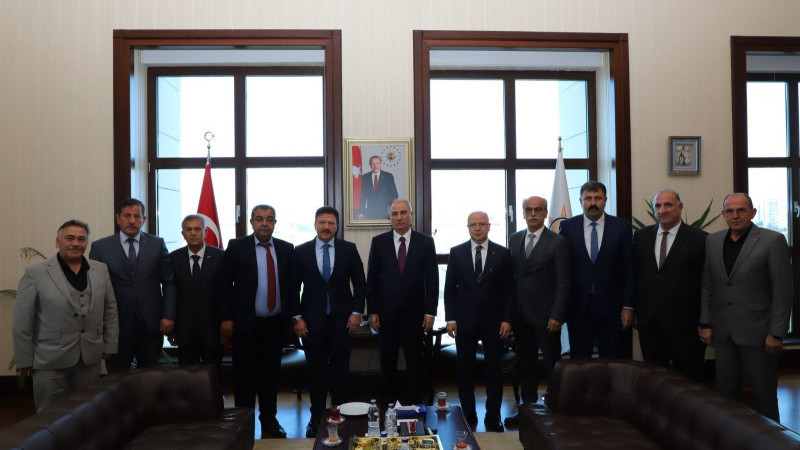 Şoförler, esnafın derdini Efkan Ala'ya anlattı..