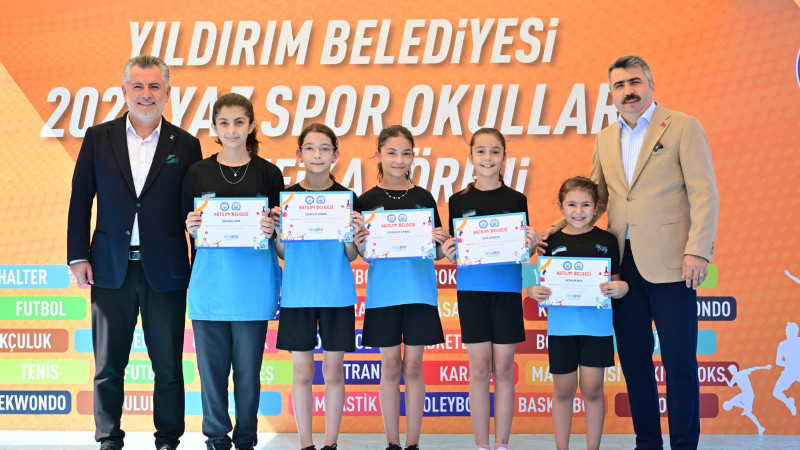 Yaz Spor Okulları sertifikaları sahiplerini buldu